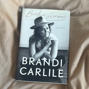 Brandi Carlile 'Broken Horses' Memoir - Black and White Cover